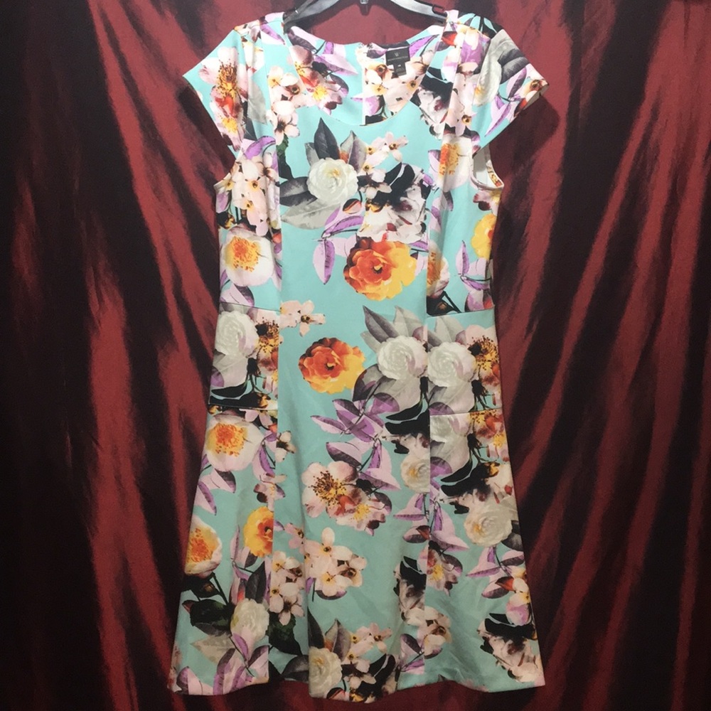 Floral Pastel Midi Dress